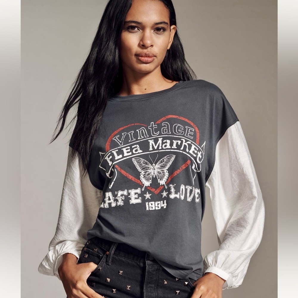 Anthropologie Pilcro Twofer Band Top